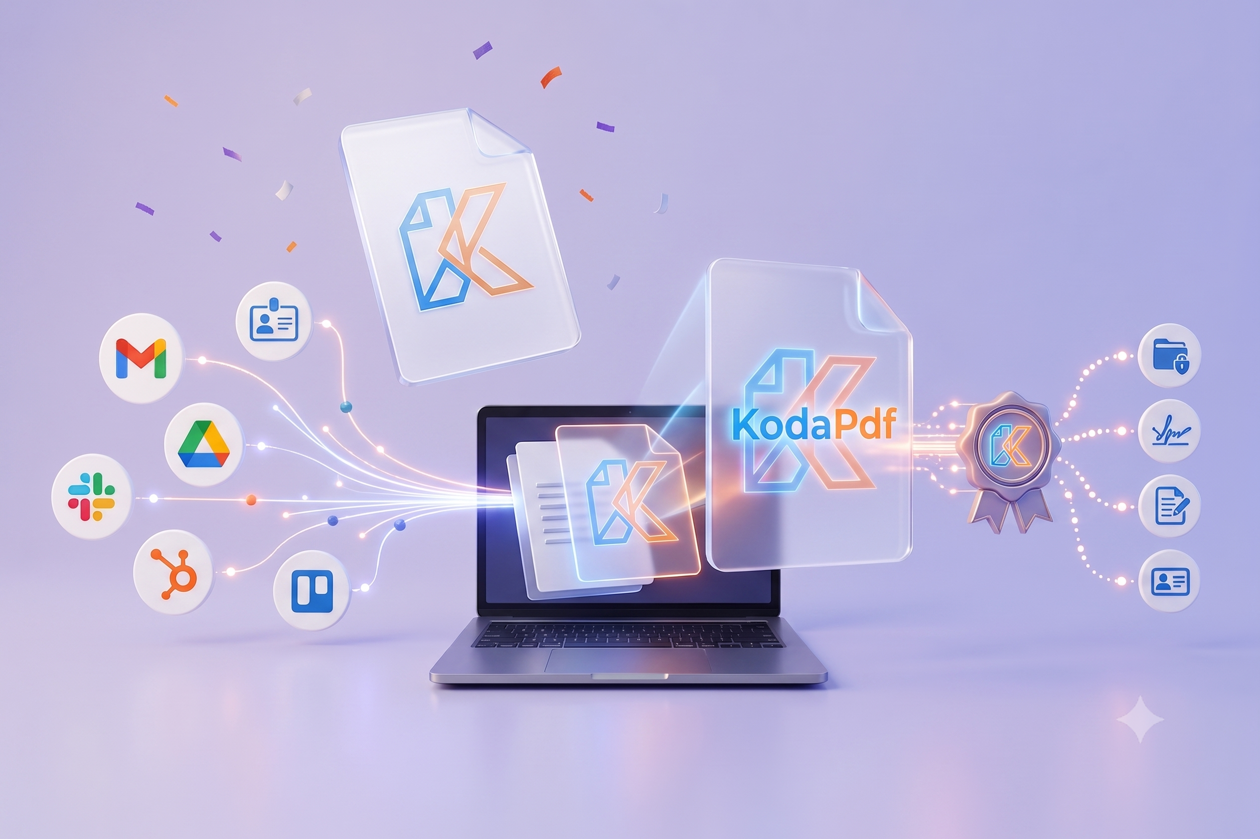 Como adicionar uma marca d'água profissional aos seus documentos PDF? Muito fácil com KodaPdf!